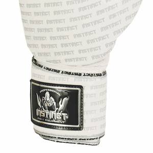 ถุงมือชกมวยหนังแท้สีขาวคุณภาพสูงแบบเต็มนิ้ว สั่งทำโลโก้ได้ พร้อมสายรัดข้อมือแบบพิเศษ กันน้ำ - Product Image 4