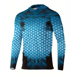 Camisa de Pesca Transpirable Personalizada para Hombre, Sudadera de Pesca de Manga Larga de Poliéster, Secado Rápido, Protección UV UPF 50, Ropa Deportiva Sublimada para Exteriores - Product Image 5