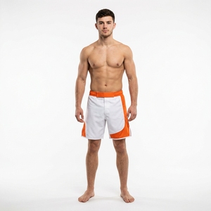 Shorts MMA unisexes pour adultes, coupe confortable, meilleur prix, design personnalisé, écologiques, 100% polyester, légers, séchage rapide à l'avant - Product Image 5