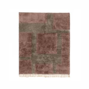 Tapis Beni Ourain 100% laine, fait main, marocain, berbère, noué à la main, géométrique, shaggy, vente en gros - Product Image 6