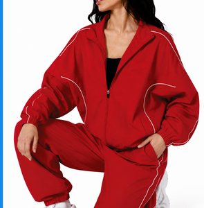 High Quality Custom Nylon Jogging Windbreaker Tracksuit for Men and Women Summer <b>Workout</b> Set-Wholesale Windbreaker <b>Jackets</b> Pants - Product Image 4