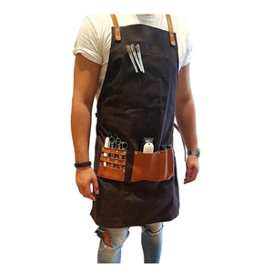 Delantal de Cuero Personalizado, Nuevo, Cómodo y Práctico, sin Mangas, para Hotel o Bar - Product Image 3