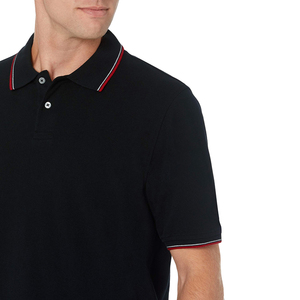 Camiseta de Golf para Hombre, 100% Algodón Tejido, Manga Corta, Color Liso, Estampada, de Secado Rápido y Suave - Product Image 4