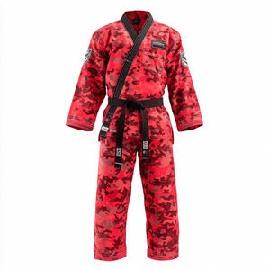 Tenue de Karaté Camouflage par Sublimation pour Hommes, Uniforme de Boxe et de Combat à Motif Camo, Uniforme d'Arts Martiaux par Sublimation - Product Image 5