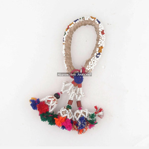 Tribal Bohemian Tassel-Boho Tassel - Hippie Banjara Style Vintage Women Multicolor <b>Bracelets</b> Woven <b>Beaded</b> <b>Bracelet</b> India Antique - Product Image 5