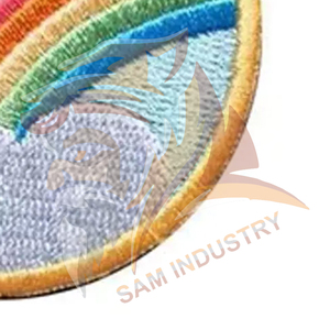 Patchs brodés personnalisés style sport en gros, fabriqués à la main, en toile tissée 3D, à séchage rapide - Product Image 5