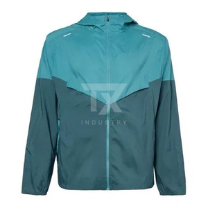 Pakistan Men's <b>Winter</b> Windbreaker <b>Jacket</b> 100% Nylon Canvas Hooded <b>Waterproof</b> Front Logo Customizable - Product Image 1