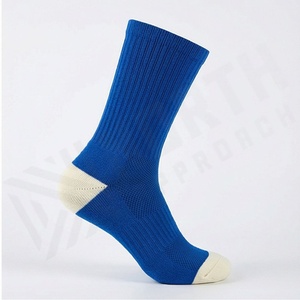 Blue Crew <b>Socks</b> Breathable Solid Color Basketball Athletic <b>Socks</b> for Adults - Product Image 3