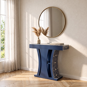 Mesa Consola Hecha a Mano con Incrustaciones de Hueso, Muebles Modernos para Dormitorio Indio, Muebles para Sala de Estar a Precio de Mayoreo - Product Image 2