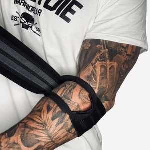 Bandes de compression pour coudes de musculation à haute résistance, personnalisables avec logo, pour entraînement en salle de sport et développé couché - Product Image 5
