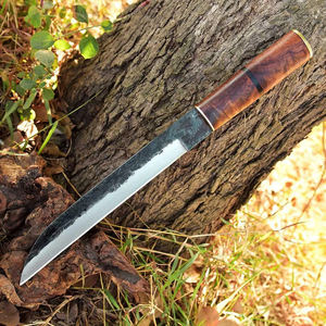 Cuchillo Medieval Hecho a Mano con Punta de Gota, Acero al Carbono, para Camping y Bushcraft, con Mango de Madera, Personalizable ODM - Product Image 2