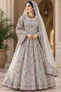 Chaqueta Étnica de Mujer, 100% Algodón, Tejida, Bordada, de Secado Rápido, con Patrón Circular de Lentejuelas Mandala, Lehenga de Novia, Abaya - Product Image 5