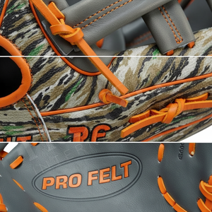 Guantes de Béisbol y Sóftbol Personalizados de Fieltro Profesional para Accesorios de Ropa Deportiva, para Lanzamiento Izquierdo o Derecho, de Cuero Duradero - Product Image 4