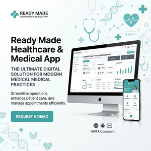 Aplicación médica y de atención médica lista para reservar citas médicas en línea fácilmente con función personalizada disponible - Product Image 2