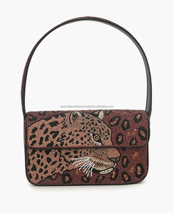 Bolso de mensajero de mujer hecho a mano de gran capacidad de diseñador de estilo bohemio indio bolso de compras de noche estilo bohemio con cuentas al por mayor - Product Image 2