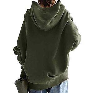 Sweat à capuche personnalisé pour femme, doublé polaire, imperméable, séchage rapide, respirant, coupe classique, service OEM, logo frontal - Product Image 5