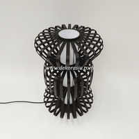 Lampe de table Mayang, design moderne, éco-responsable, flexible, à commande tactile LED, pour salon, chambre, hôtel, décoration intérieure