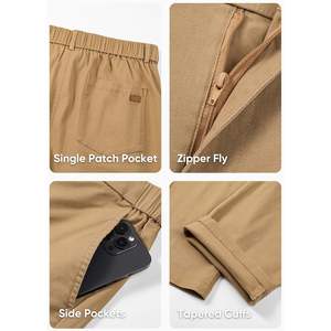 2025 hommes décontracté velours côtelé Joggers pantalon XL taille 100% coton Chino pantalon Anti-rides droite côté rayure pli coloré - Product Image 4