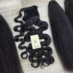 Perruques à lacet frontal HD suisse 5x5, cheveux vietnamiens, ondulation naturelle, raides et crépus, cuticules alignées, vente chaude - Product Image 5