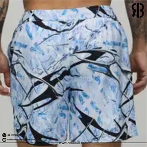 Rubabull Custom <b>Men</b> Blue Printed Swim Shorts Quick Dry Beach <b>Trunks</b> Abstract Graphic Board Shorts Wholesale Supplier - Product Image 6