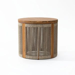Natural Handmade Rope Side <b>Table</b> For Cozy Bedroom Living Room Corner And Decorative Space Styling - Product Image 4