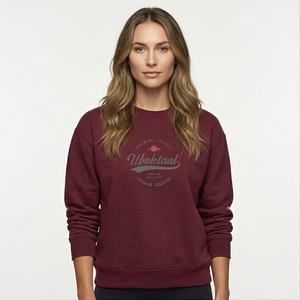 Meilleure qualité grande taille femmes polaire Fitness col rond Sexy sweat tissu doux pull Street Wear Style Vintage sweat - Product Image 1