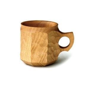 แก้วไม้ทำมือสวยงาม ถ้วยไม้ธรรมชาติสำหรับกาแฟ ชา อาหาร ของขวัญ การต้อนรับ และการใช้งานกลางแจ้ง - Product Image 2