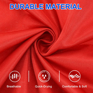 Custom Logo Breathable Summer Team Sports <b>Soccer</b> Training Bibs 100% Polyester Mesh Fabric Unisex Vest for Adults - Product Image 6