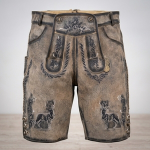 Shorts Bavarois Légers en Cuir pour Hommes 2026 – Confortables avec Taille Élastique – Vente en Gros – Produits Textiles et Cuir - Product Image 2