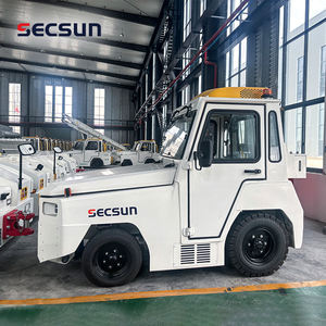 รถแทรกเตอร์ขนส่งสัมภาระดีไซน์ใหม่ รถแทรกเตอร์สัมภาระแบตเตอรี่ตะกั่วกรด 2 ตันสําหรับสนามบิน - Product Image 2