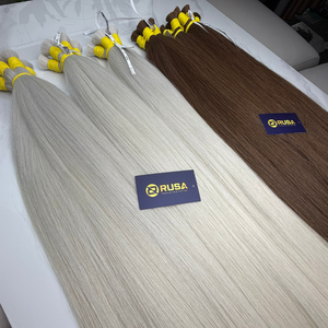 Venta al por Mayor de Fábrica de Cabello Humano Rubio a Granel para Extensiones de Queratina - Product Image 4