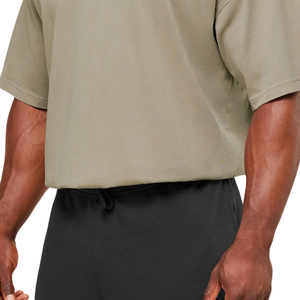Camiseta Deportiva Extra Grande para Hombre, Transpirable, de Alto Rendimiento, para Entrenamiento Atlético, Ajuste Holgado, Color Lino Marrón - Product Image 6