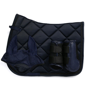 Almohadillas de satén de algodón personalizadas para sillas de montar western, ligeras y clásicas, al por mayor, conjuntos de protección para caballos, botas de tendón y botas de campana. - Product Image 4