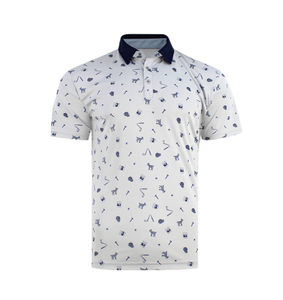 เสื้อยืดคอกลมแขนสั้นผ้าคอตตอนผสมสแปนเด็กซ์พิมพ์ลายเต็มตัวสำหรับผู้ชาย ขายส่ง สไตล์ลำลอง ฮิปฮอป แห้งเร็ว รับออกแบบตามสั่ง OEM - Product Image 3