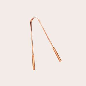 Grattoir à langue en cuivre, outil de soin buccal en métal, accessoires de bijouterie - Product Image 3