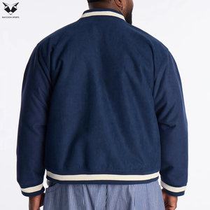 Best Soft Fabric Premium Product College Jackets, Best Seller OEM Service Latest Product Customized Logo Print Varsity Jacket - Product Image 5