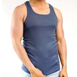 Débardeur de haute qualité pour hommes, design tendance, débardeurs en coton blanc pour hommes - Product Image 1