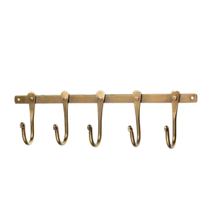 Meilleur crochet mural en laiton de conception artisanale pour décoration et solution de rangement optimale pour suspendre manteaux et pantalons - Product Image 3