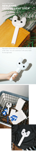 Bâton lumineux officiel NewJeans - Accessoire musical pop en plastique et papier - Product Image 2