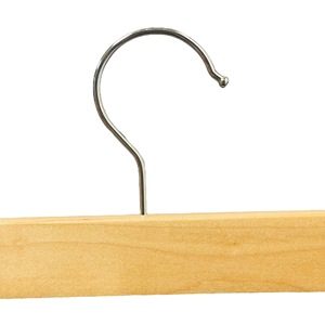High Quality Vietnam-Made Wood <b>Hangers</b> with Metal Clips Low MOQ Wholesale <b>Wooden</b> Clip <b>Hangers</b> for Pant & Dress - Product Image 4