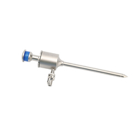 Prokang Offre Spéciale : Ensemble de Trocars Laparoscopiques Vétérinaires pour Chiens, Canules de Trocar Réutilisables en Acier Inoxydable 3.5mm, 10mm, 15mm