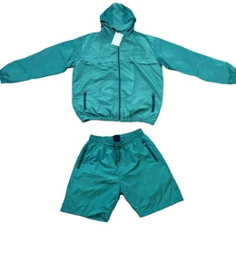 Wholesale Custom Logo Outdoor Men Two Piece <b>Sets</b> Sport Nylon Windbreaker short <b>Set</b> for Men - Product Image 1