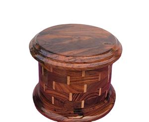 Urna de madera para cenizas de mascotas humanas Urna de cremación Urna funeraria de colibrí para perros Gatos Artesanal - Product Image 1