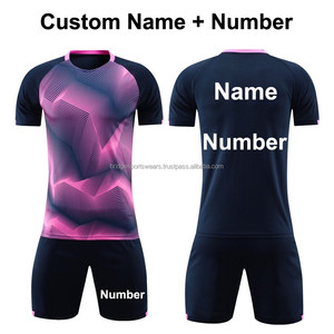Conjunto de Camiseta de Fútbol de Alta Calidad, Personalizada, de Manga Corta, Ligera, Transpirable, Antibacteriana y de Secado Rápido - Product Image 2