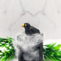 Jouet miniature de meubles de corbeau de diable d'Halloween pour la décoration de maison de poupée pour les décorations d'Halloween