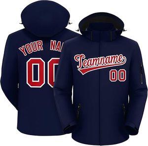 Veste de sport vintage à col montant zippé personnalisée pour homme, coupe-vent léger en nylon, veste d'entraînement softshell - Product Image 2