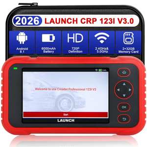 Nouveau Scanner Automobile LAUNCH CRP123I V3.0 5 Pouces 2026 avec Diagnostic de 4 Systèmes et Prise en Charge des Câbles CANFD & DOIP - Product Image 1