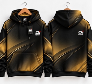 เสื้อฮู้ดดี้แบบสวมหัวทรงสปอร์ตแฟชั่นสีทองรอยัลดีไซน์ใหม่จาก OMMIZ INDUSTRY ขายส่งโดยตรง - Product Image 4