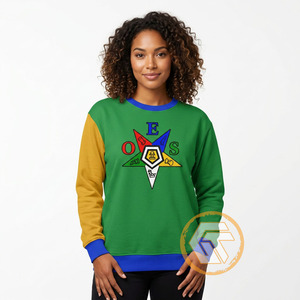 Sudadera Personalizada de Alta Calidad para Mujer, Bordada con el Símbolo de la Estrella del Este, de Algodón Sólido, Informal, para Invierno/Otoño, Ropa Griega - Product Image 2