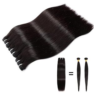 Funmi Gran Oferta, Peluca de Cabello Humano Brasileño 100% Virgen Remy, Doble Trama, para Corte Pixie, Sin Caída, Sin Enredos, Color Natural - Product Image 5